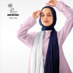 Gradient Navy Blue & White