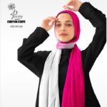 Gradient Fushia & White