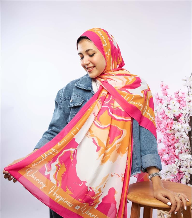 0J4A5446 Fushia & Orange - Image 1