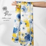 Blue & Yellow Scarf