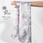 Gray& Pink Scarf