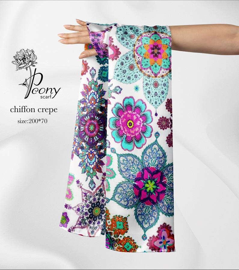 okpo; Mix Floro Scarf - Image 1