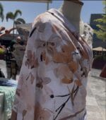 Brown Flowers Shawl - Image 3